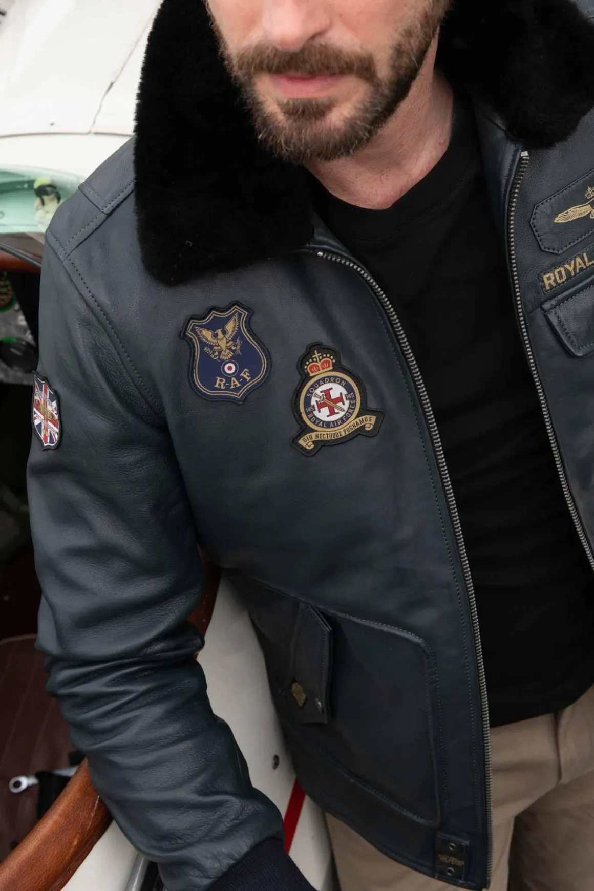 Blouson Homme Royal Air Force Gibson Raf Navy