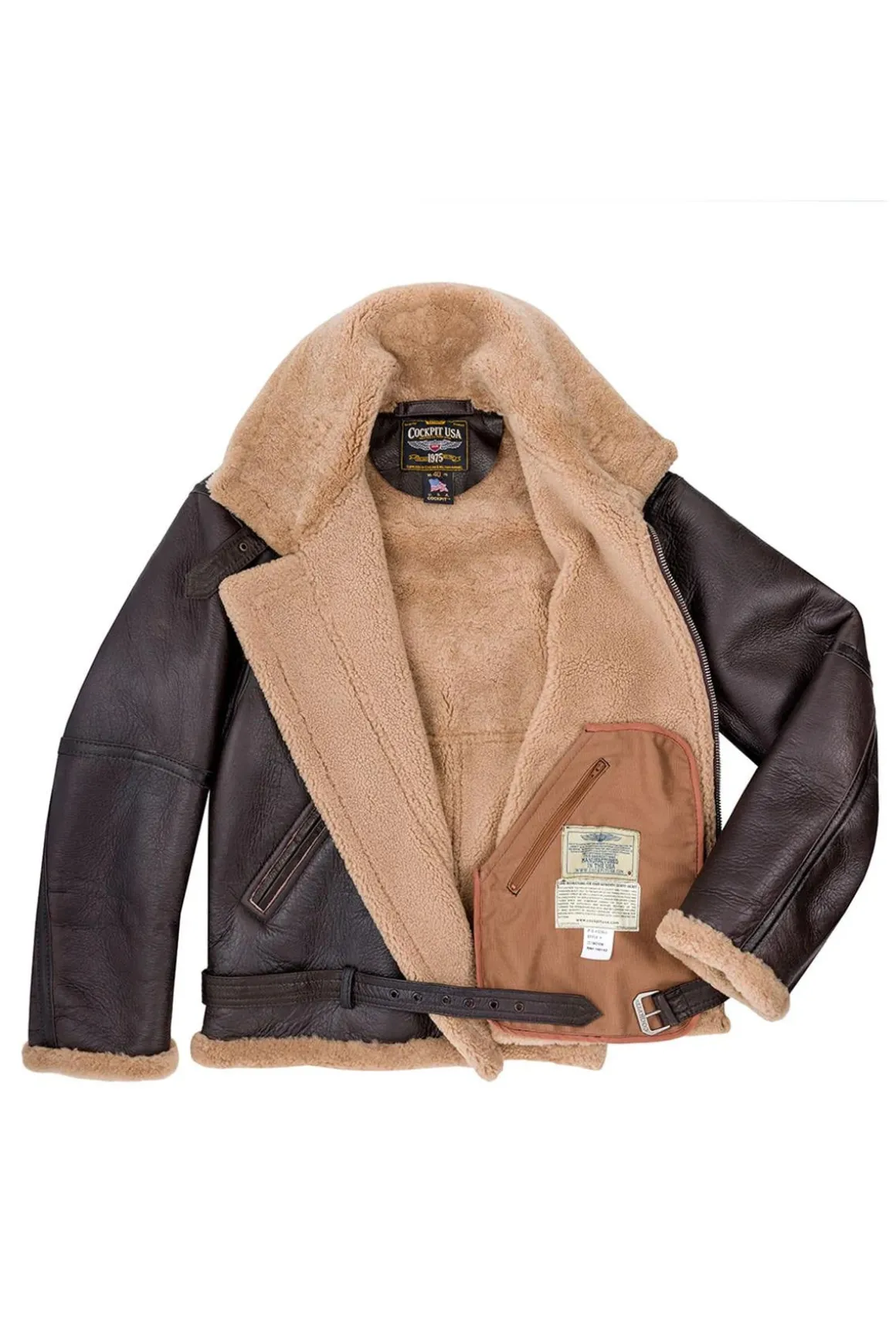 Blouson Homme Royal Air Force Z21W010 Brown