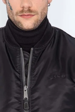 Blouson Homme Schott Airforcers Black
