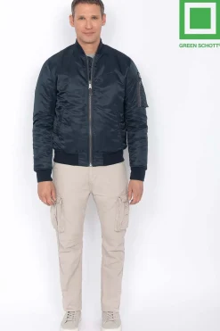 Blouson Homme Schott Airforcers Navy
