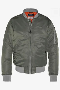 Blouson Homme Schott Airforcers Sage Kaki