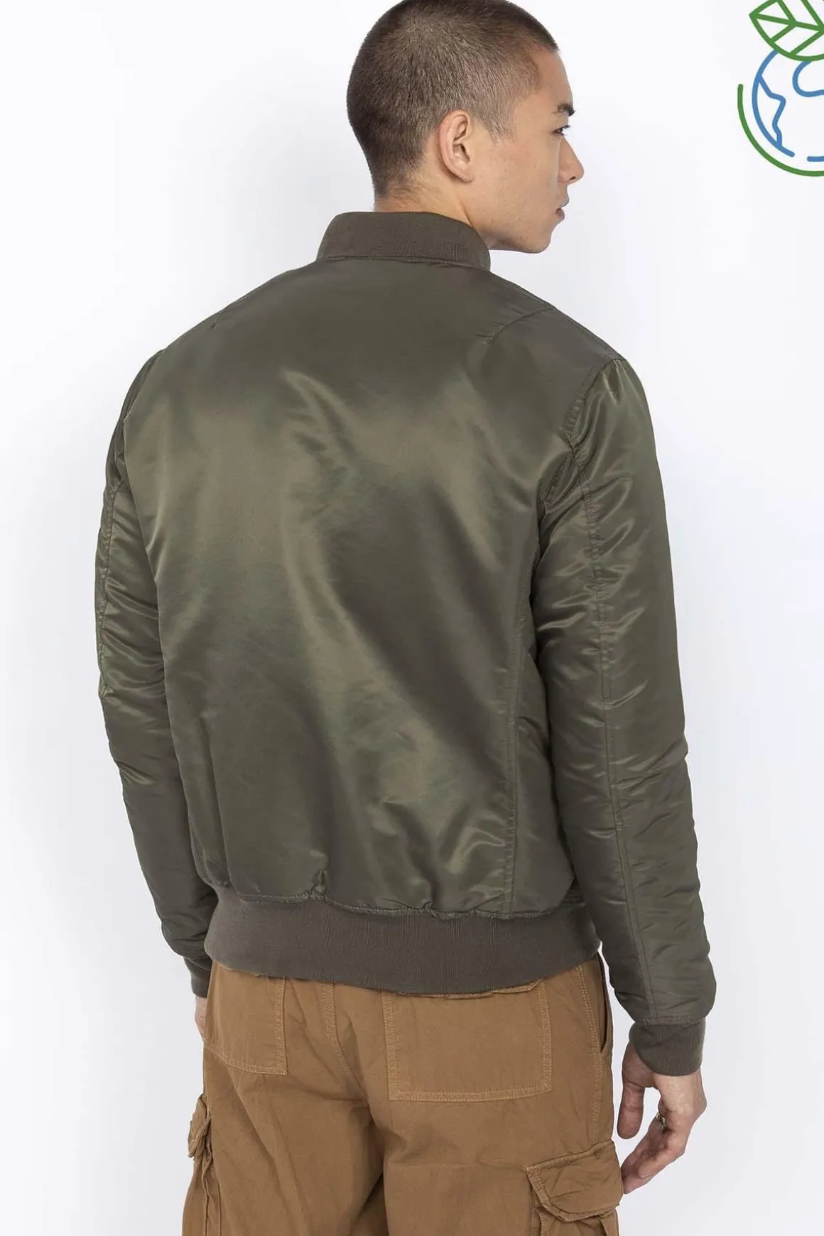 Blouson Homme Schott Airforcers Army Kaki