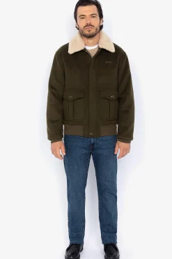 Blouson Homme Schott Airguard Kaki