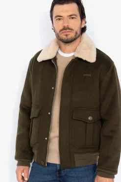 Blouson Homme Schott Airguard Kaki