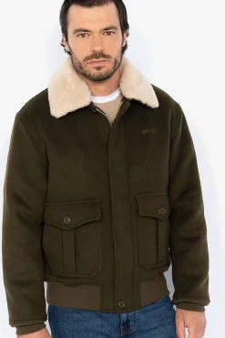 Blouson Homme Schott Airguard Kaki
