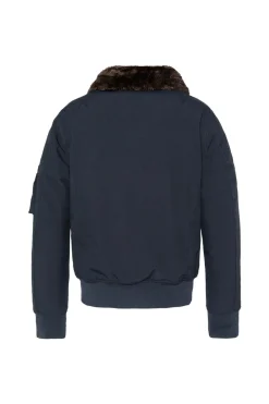 Blouson Homme Schott Airlines Navy / Brown