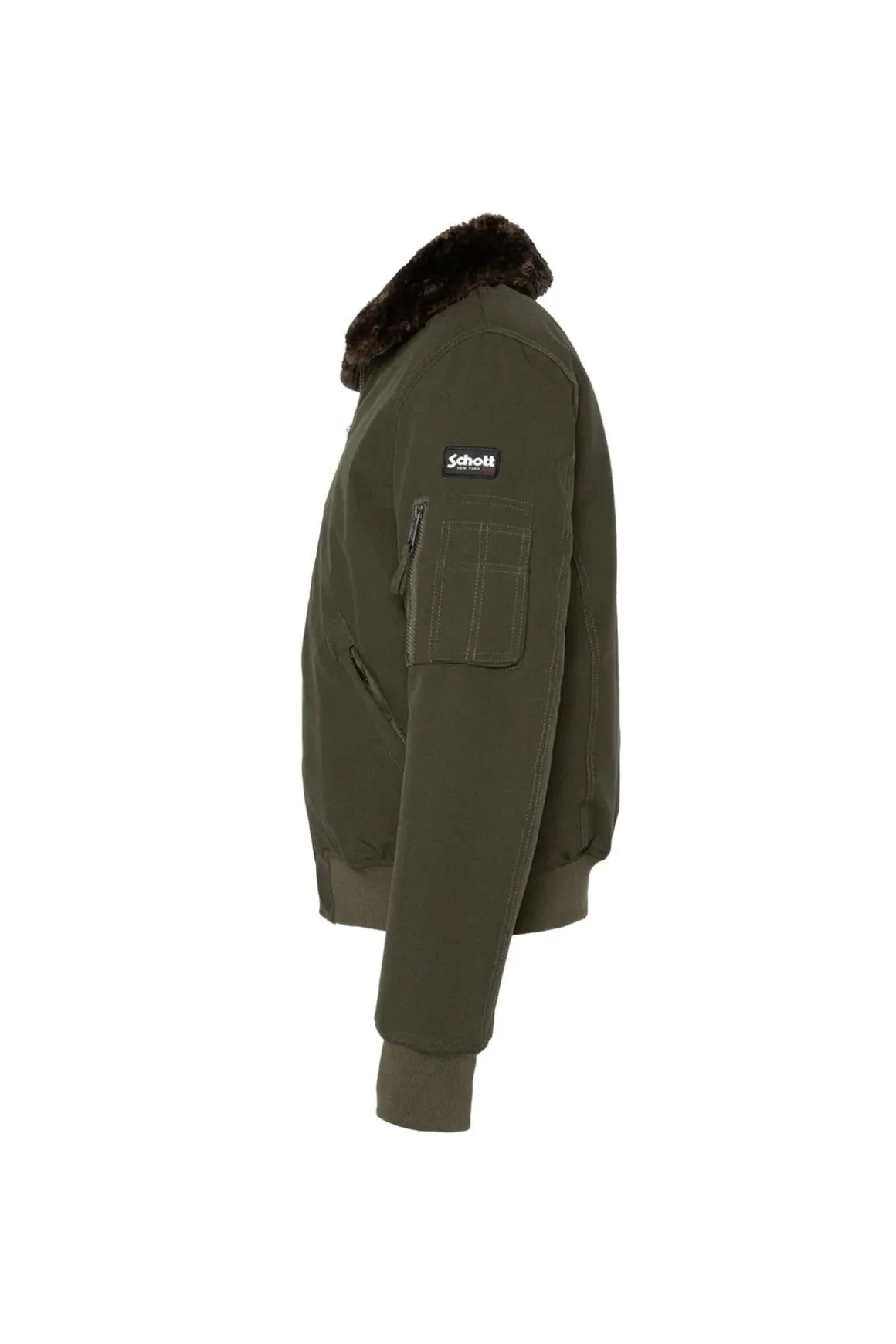 Blouson Homme Schott Airlines Kaki / Brown
