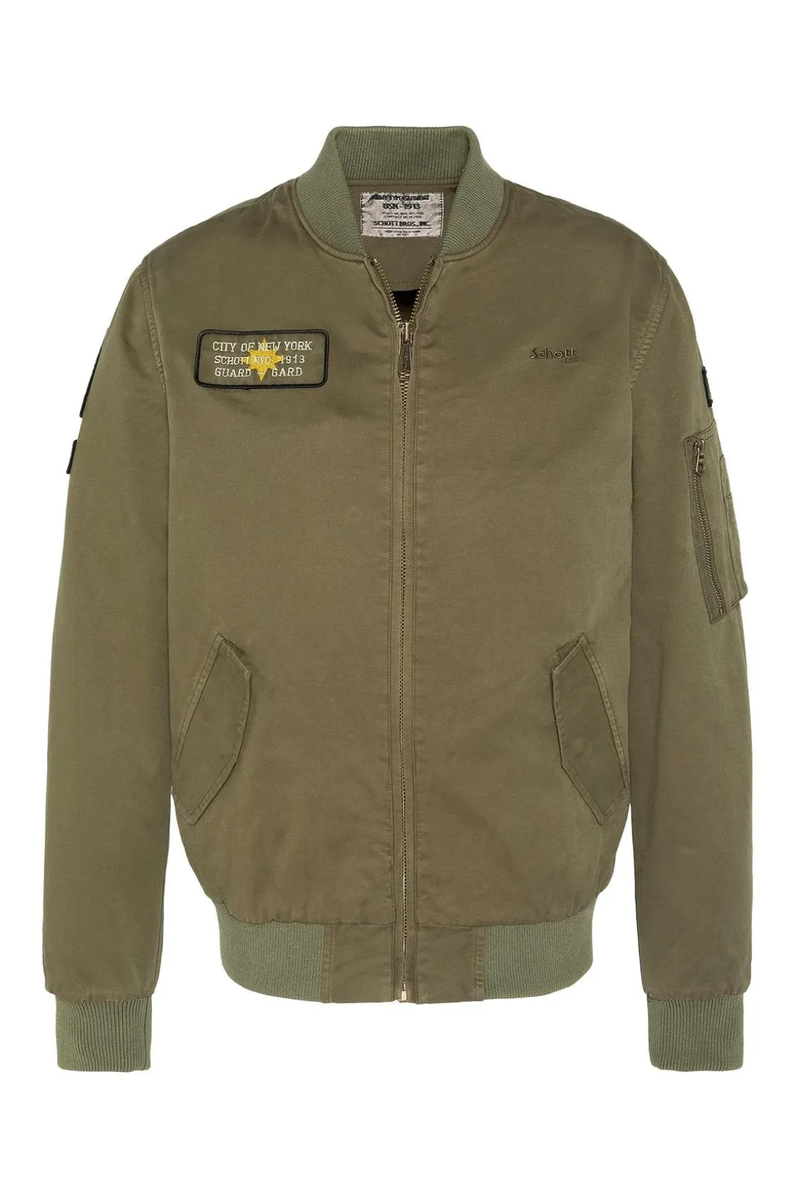 Blouson Homme Schott Arcatabd Kaki