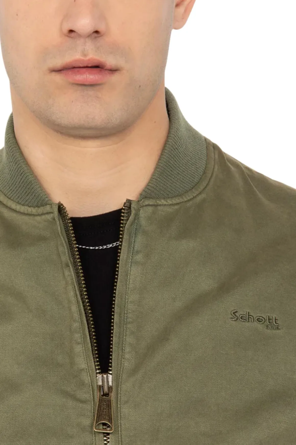 Blouson Homme Schott Arcata Kaki