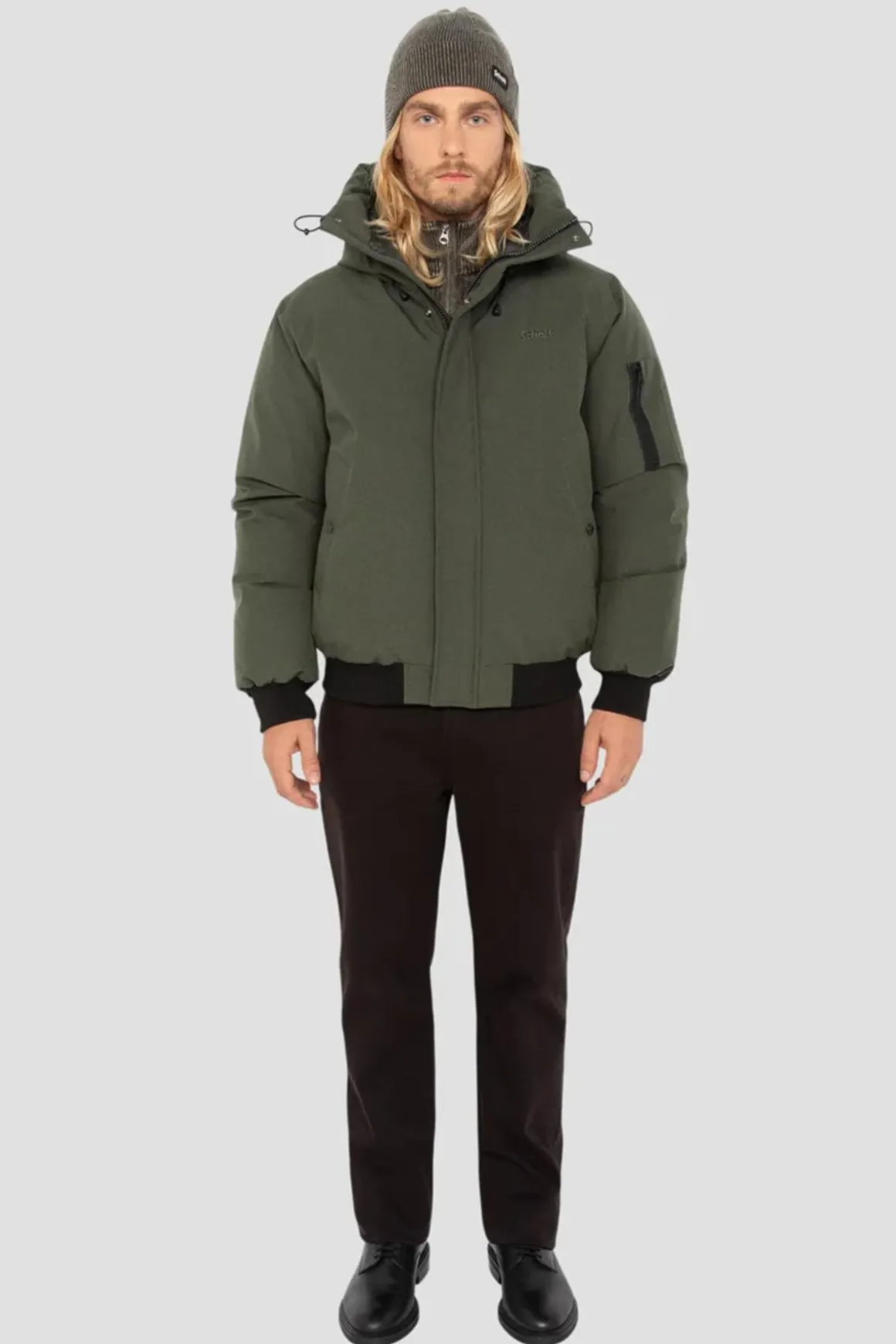 Blouson Homme Schott Beever Kaki