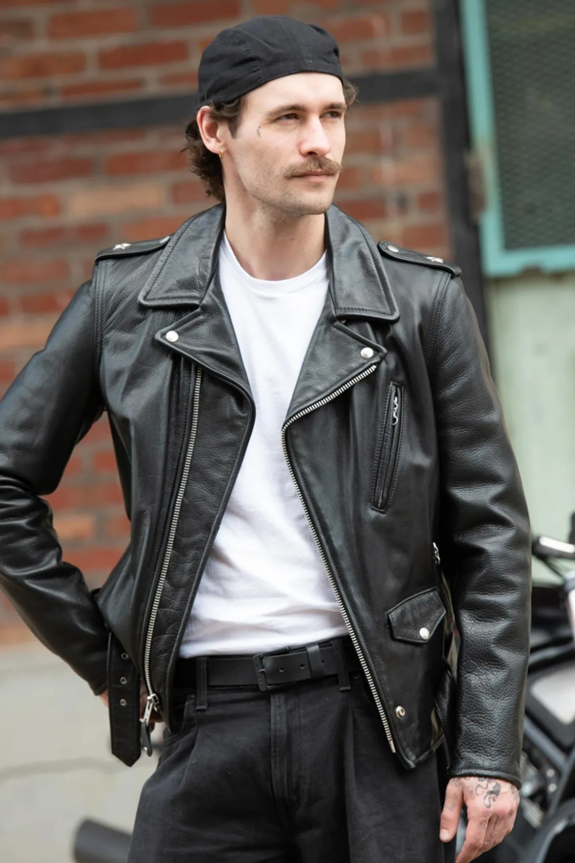 Blouson Homme Schott 519 Black