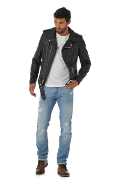 Blouson Homme Schott 519 Black