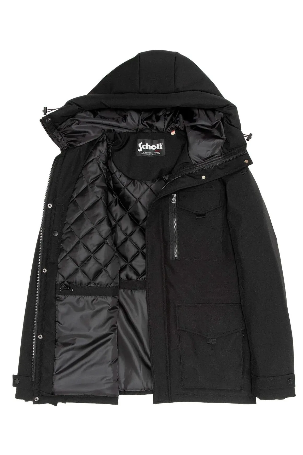 Blouson Homme Schott Broomfield Black