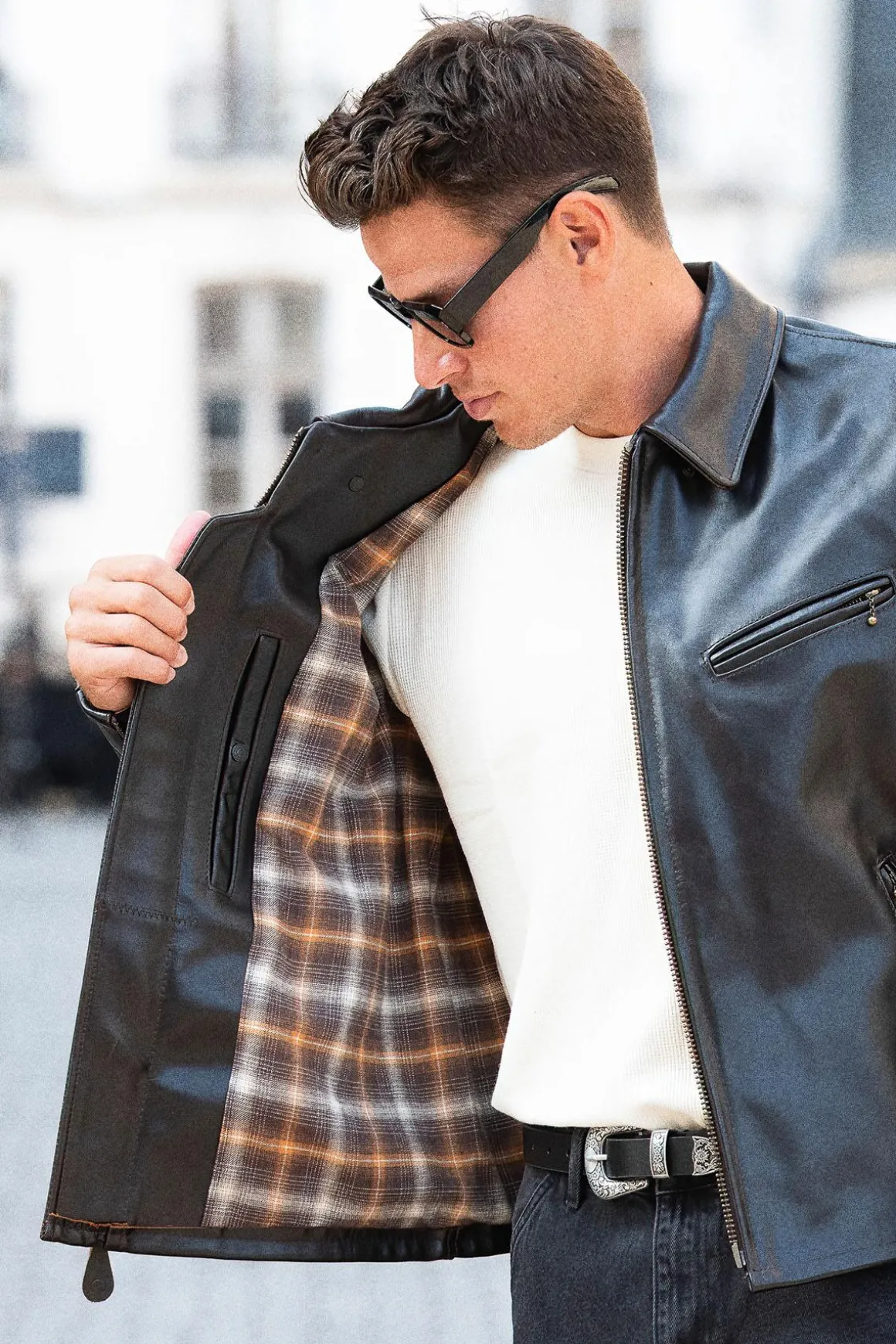 Blouson Homme Schott 688 Brown