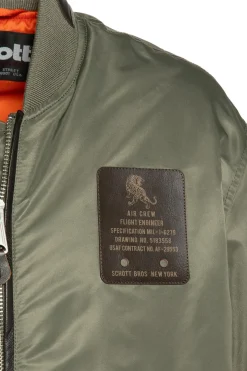 Blouson Homme Schott B40Rs Sage Kaki