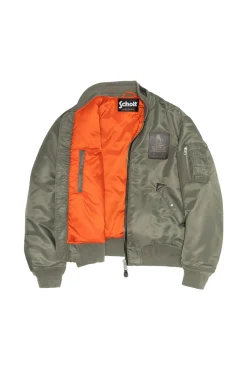 Blouson Homme Schott B40Rs Sage Kaki