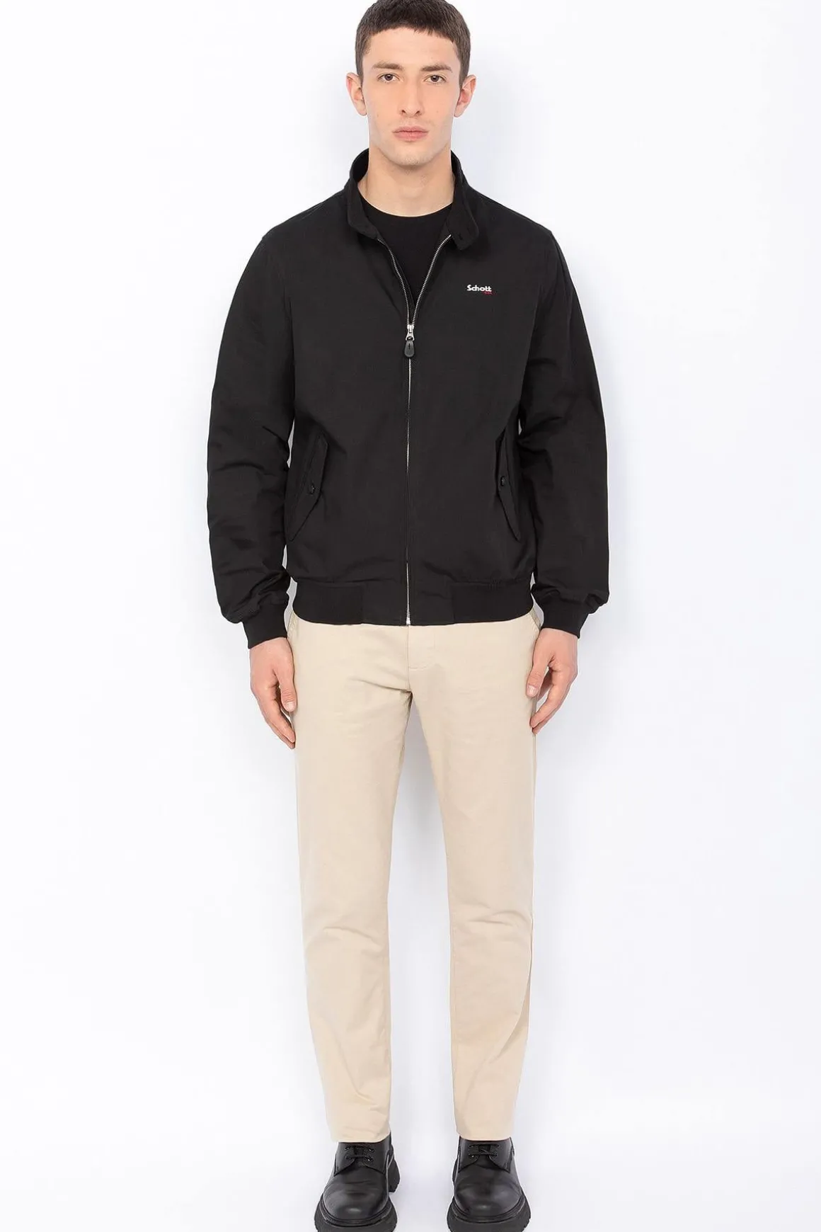 Blouson Homme Schott Cabl1220 Black