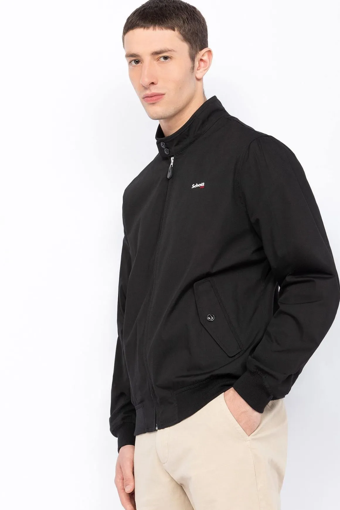 Blouson Homme Schott Cabl1220 Black