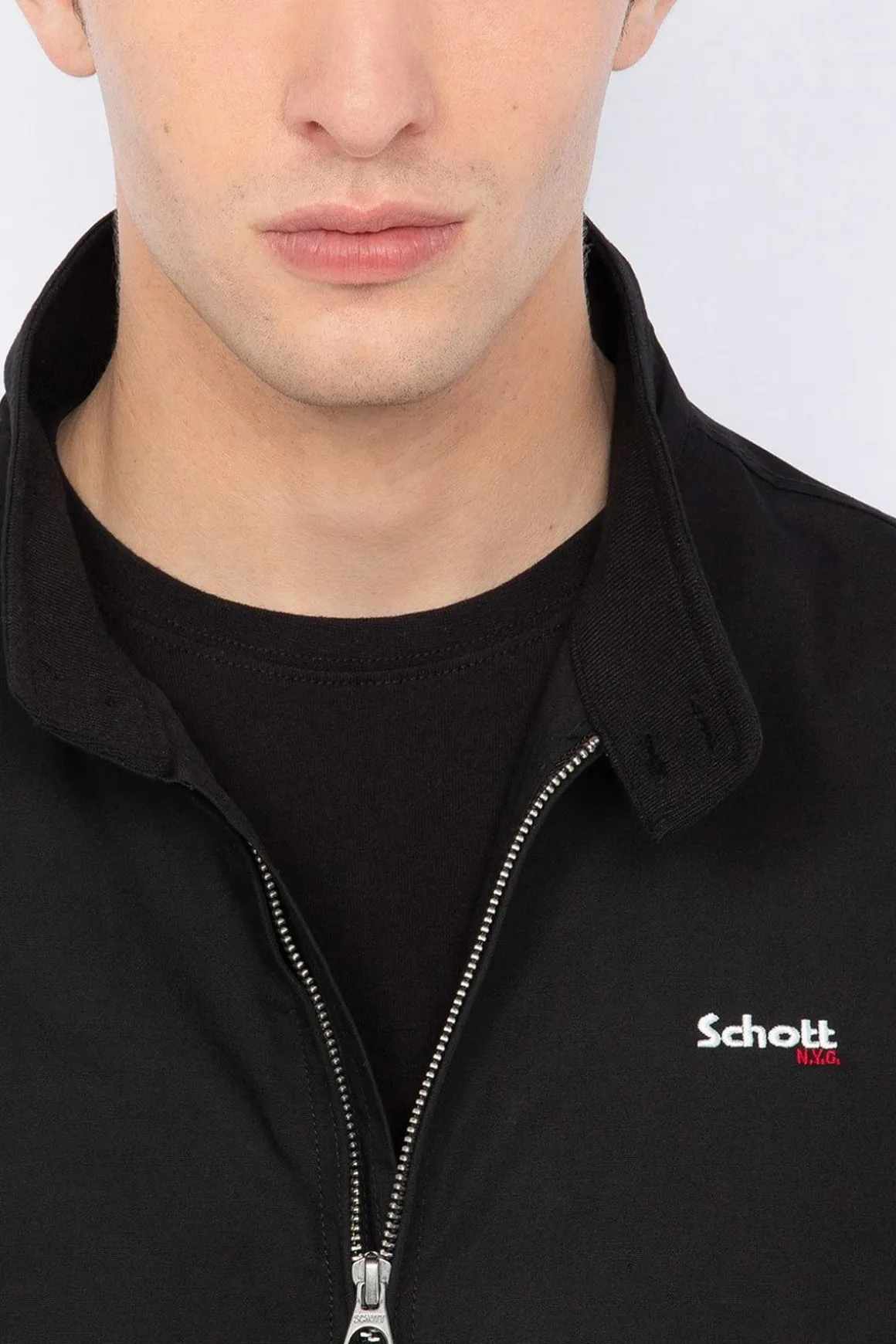 Blouson Homme Schott Cabl1220 Black