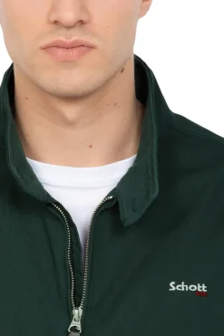 Blouson Homme Schott Cabl1220 Dark Green