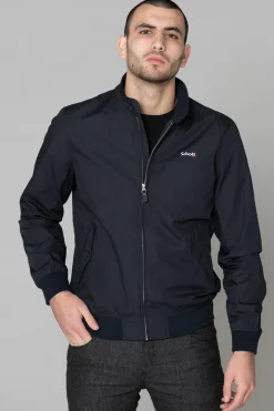 Blouson Homme Schott Cabl1220 Navy
