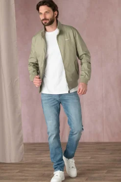 Blouson Homme Schott Cabl1220 Sage Kaki