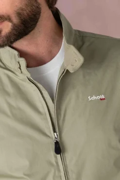 Blouson Homme Schott Cabl1220 Sage Kaki