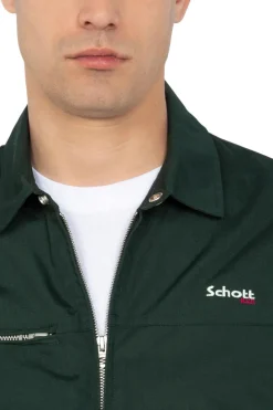 Blouson Homme Schott Cadams Dark Green