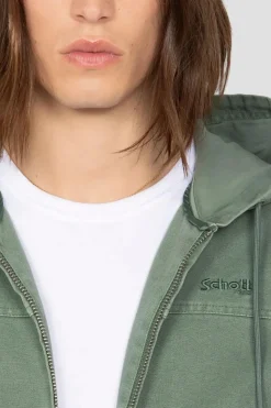 Blouson Homme Schott Caden Smoke Green