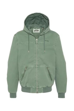 Blouson Homme Schott Caden Smoke Green