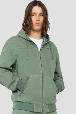 Blouson Homme Schott Caden Smoke Green