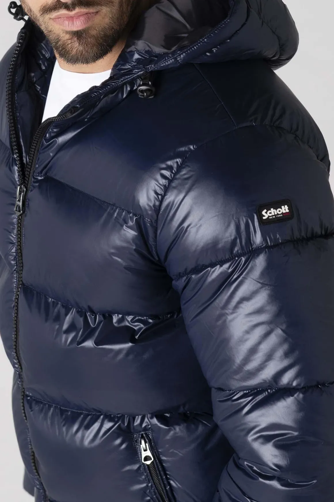 Blouson Homme Schott Columbus Navy