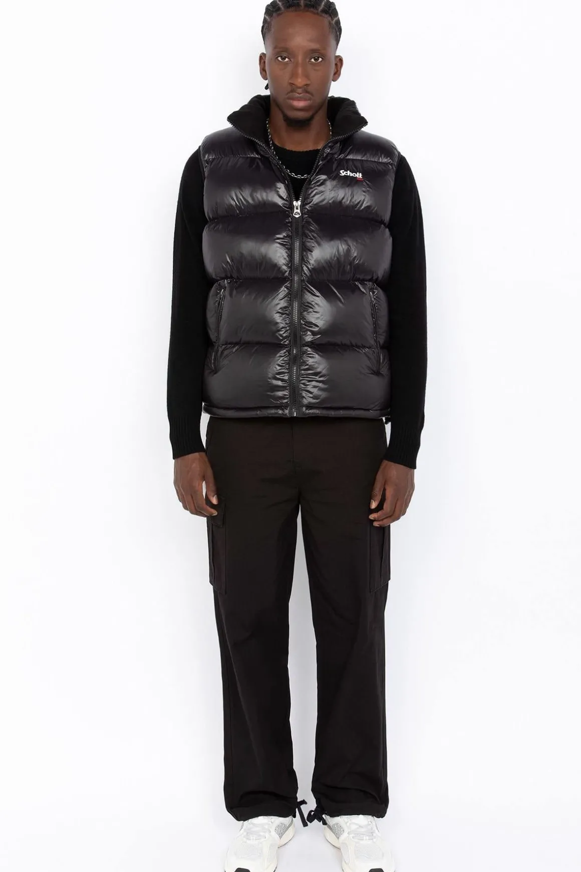 Blouson Homme Schott Columbusv Black