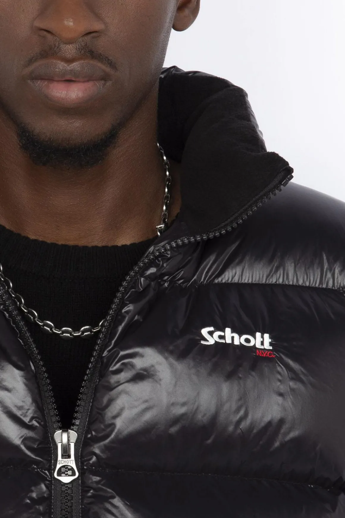Blouson Homme Schott Columbusv Black