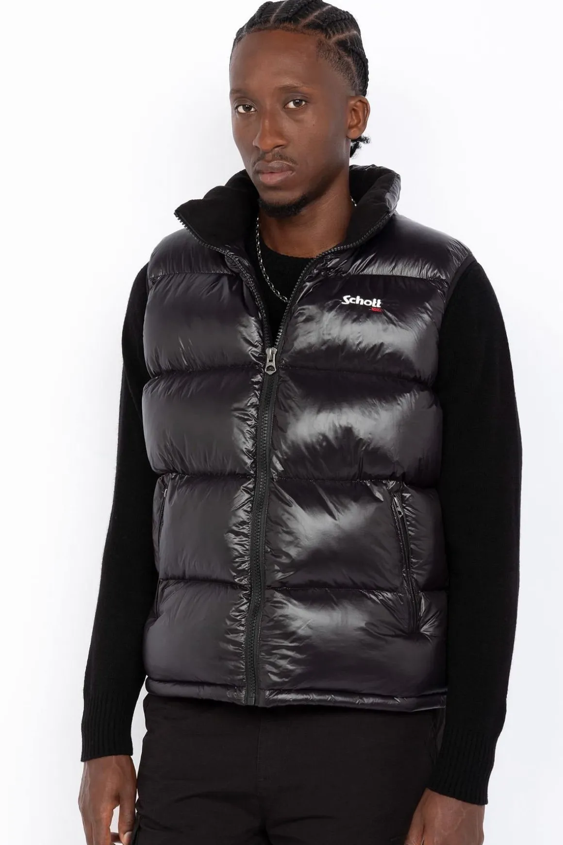 Blouson Homme Schott Columbusv Black