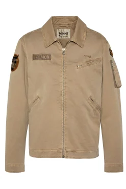 Blouson Homme Schott Dallin Taupe