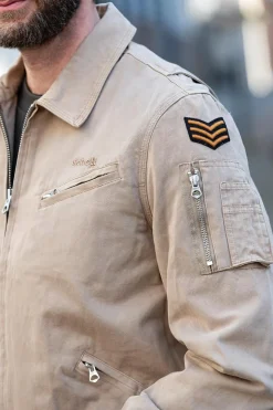 Blouson Homme Schott Dallin Taupe