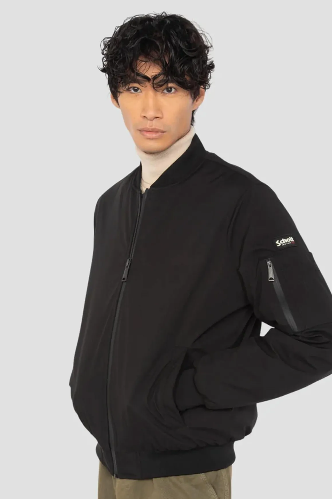 Blouson Homme Schott Denis Black