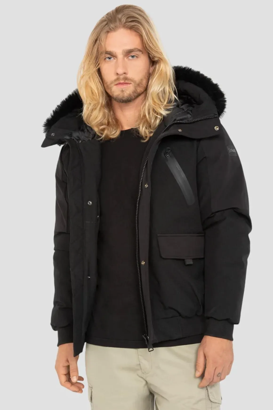 Blouson Homme Schott Gaveen Black