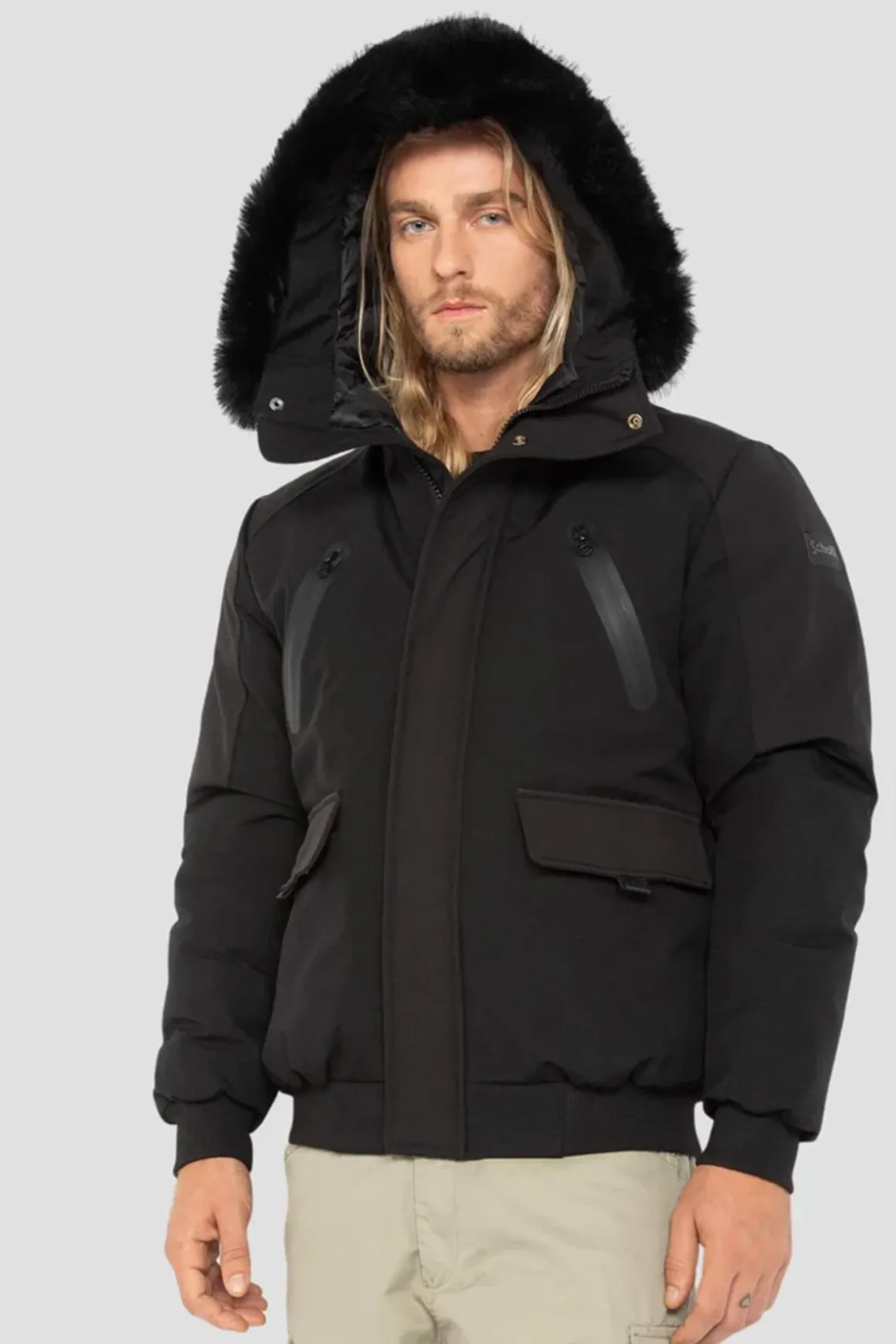 Blouson Homme Schott Gaveen Black