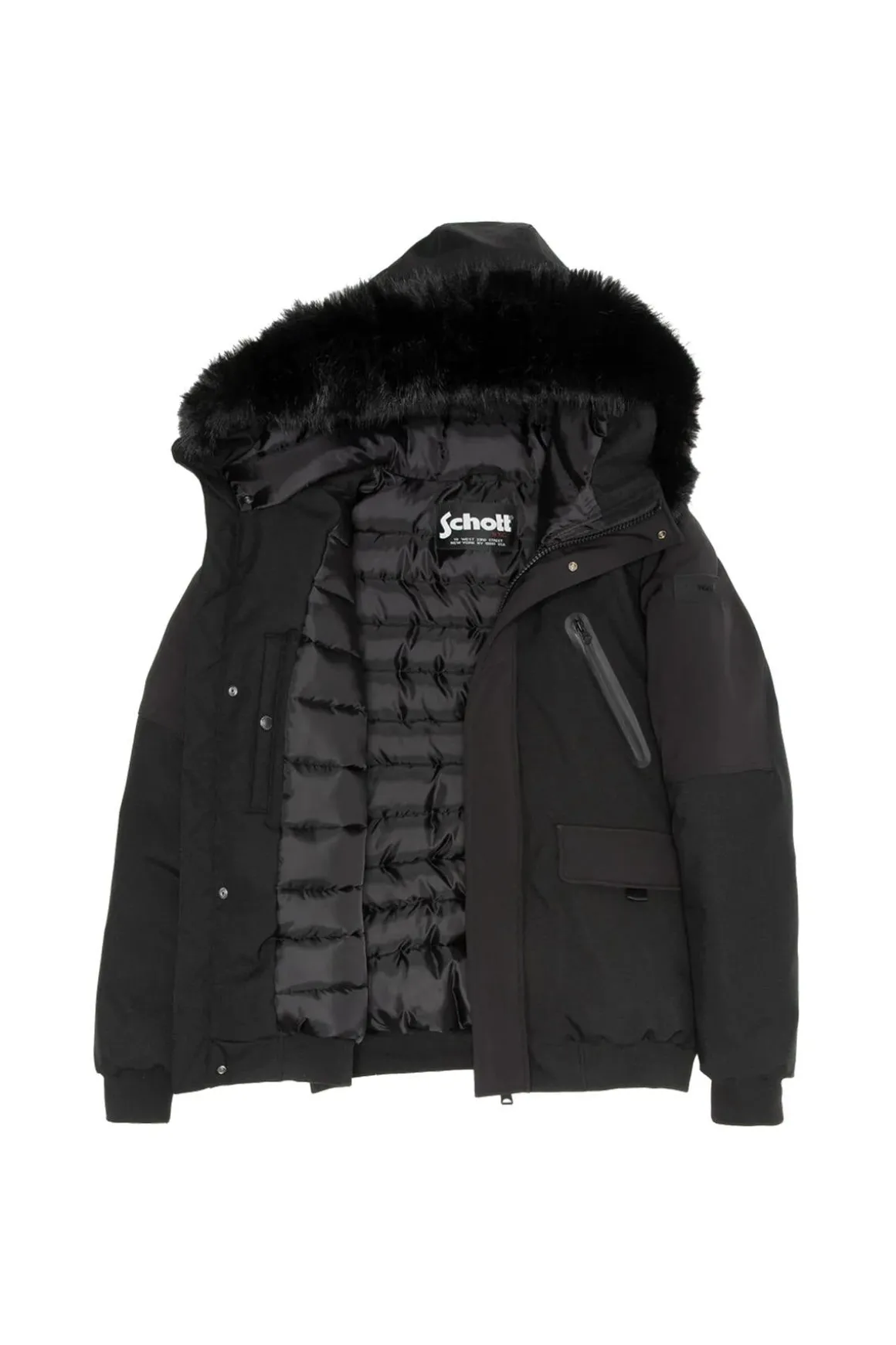 Blouson Homme Schott Gaveen Black
