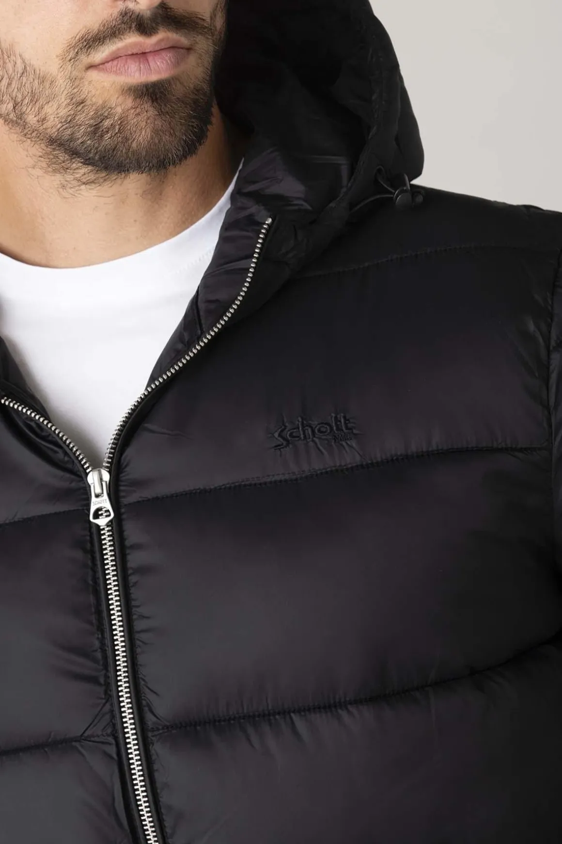 Blouson Homme Schott Hawkrs Black/Black