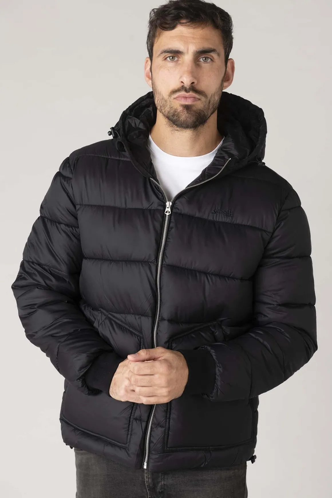 Blouson Homme Schott Hawkrs Black/Black