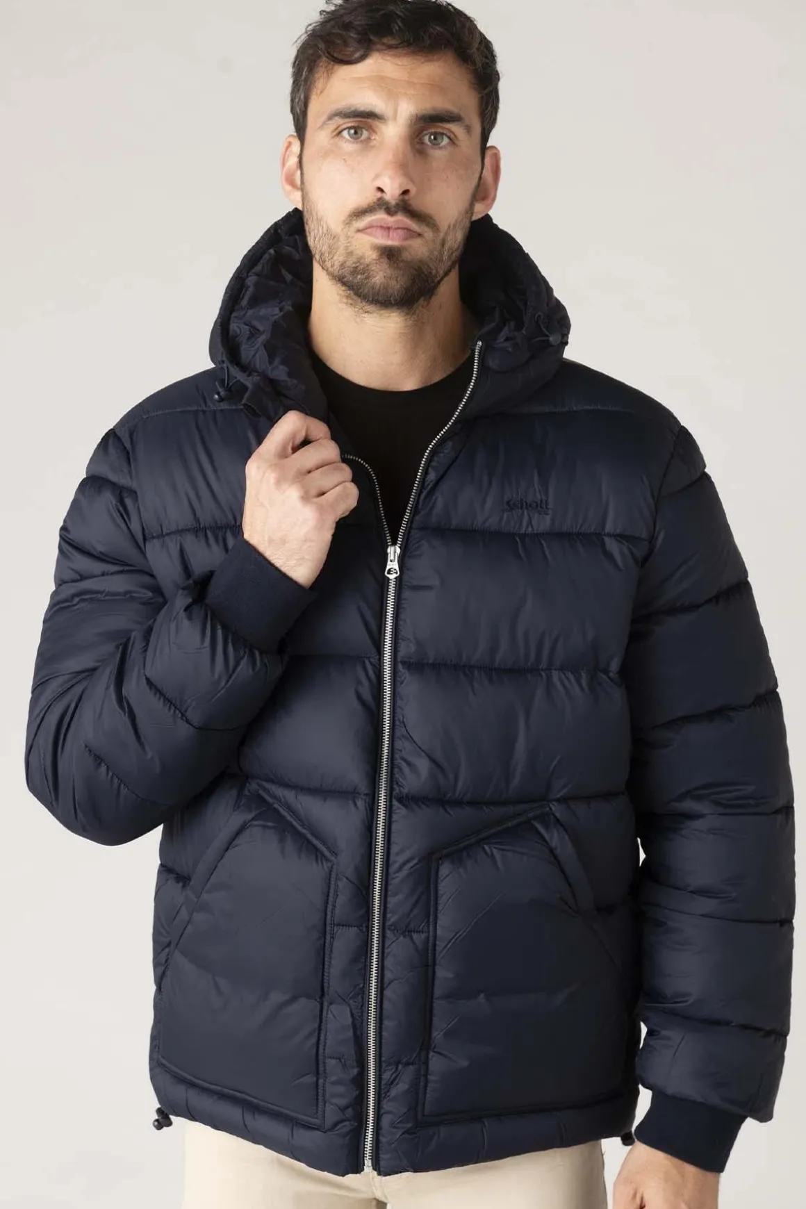 Blouson Homme Schott Hawkrs Navy/Navy