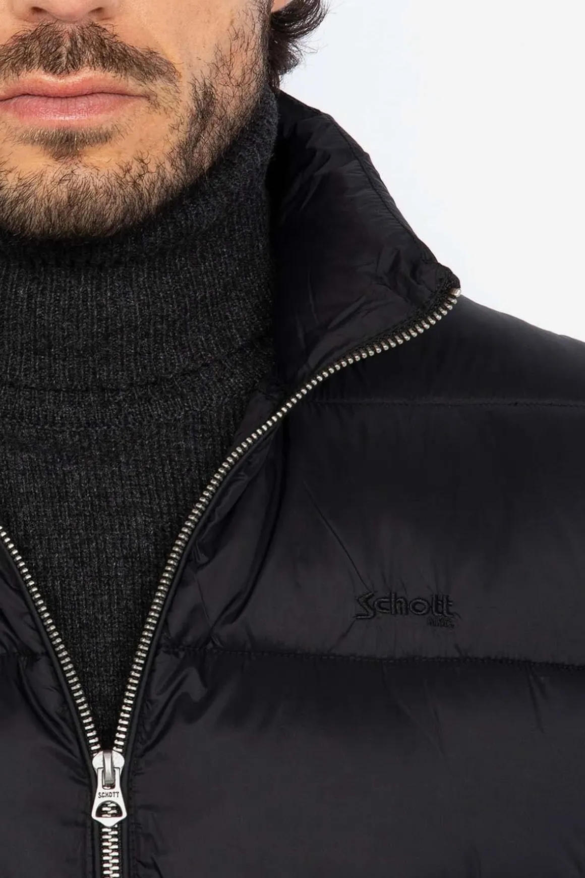 Blouson Homme Schott Hawkvrs Black/Black