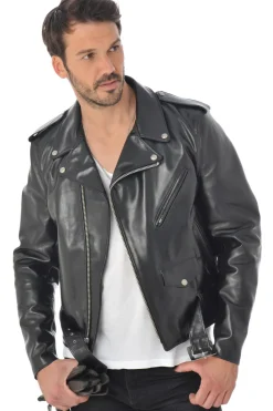 Blouson Homme Schott 618Hh Black
