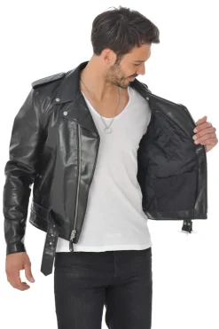 Blouson Homme Schott 618Hh Black