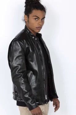 Blouson Homme Schott 641Hh Noir
