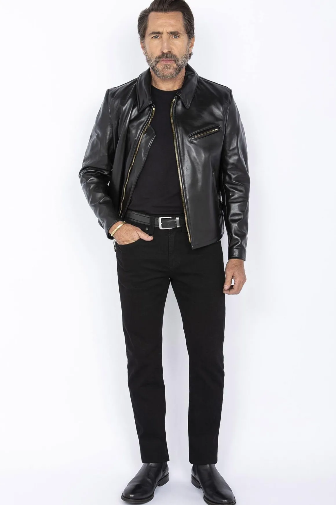 Blouson Homme Schott 689H Noir