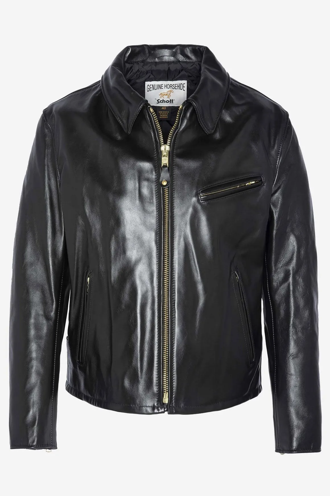 Blouson Homme Schott 689H Noir